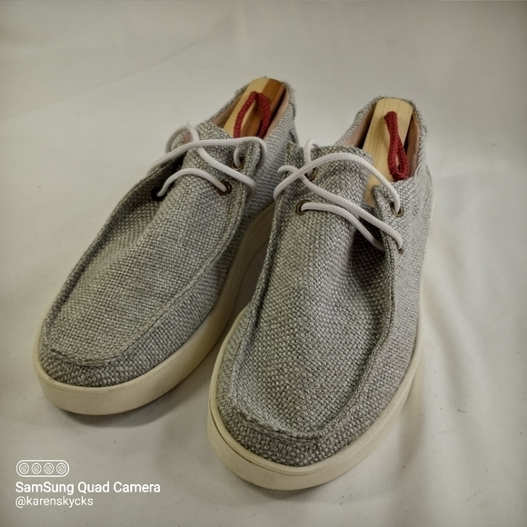 𝅺mks Sz 36/7 Gray Canvas Loafers - Picture 3 of 8